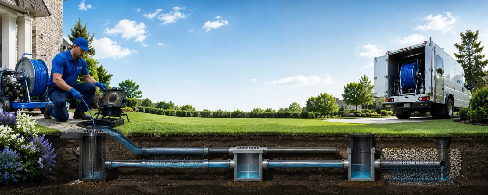 Outdoor drain cleaning information for Houlton, ME